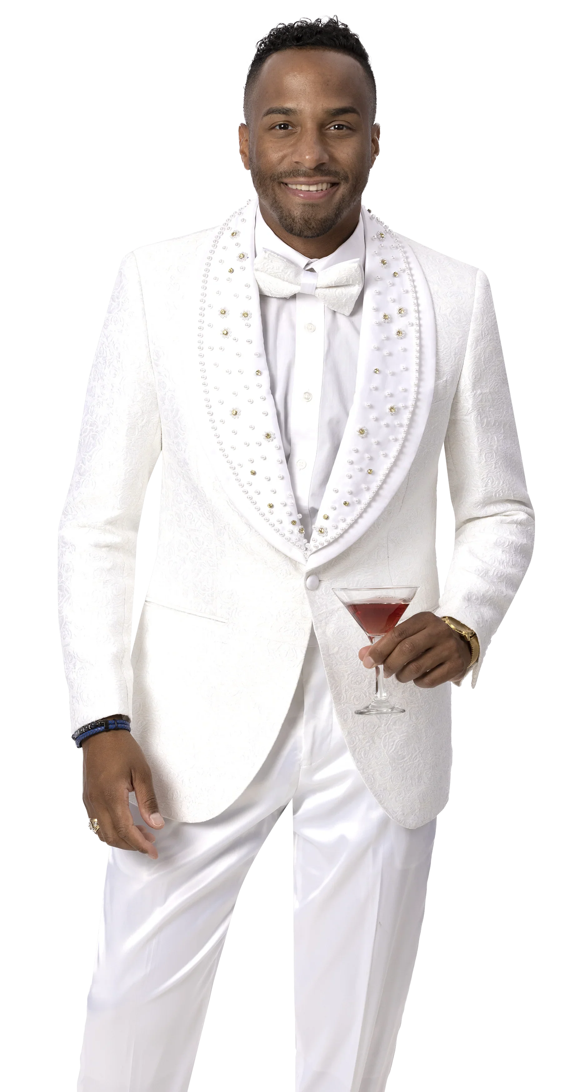 EJ Samuel Fashion Blazer J169-White