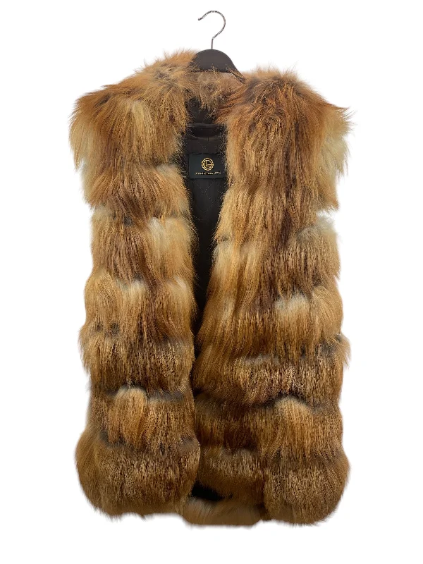 GRAND OPULENCE LIVING/Vest/XXL/Fur/BRW/