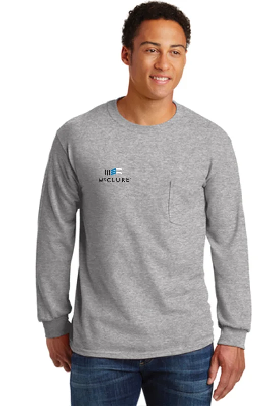 Gildan Long Sleeve T-Shirt w/Pocket