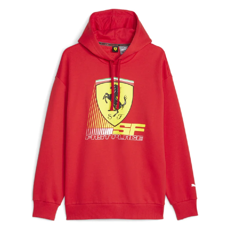 SF Race Colored Big Shield Pullover Hoodie