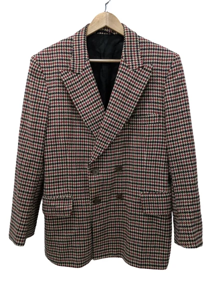 [L] Vintage Dior Houndstooth Blazer