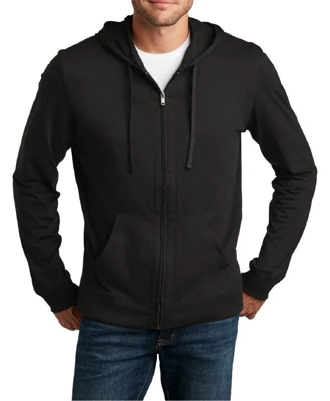 Men's Premium Full-Zip Jersey Hoodie