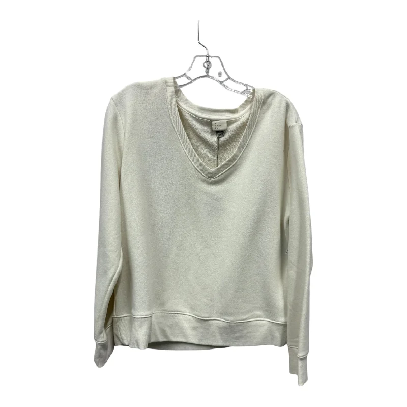 Casual Blazers Top Ls By A New Day In Cream, Size:L