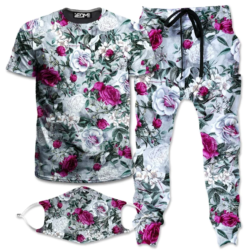 Classic Coats Vapor T-Shirt and Joggers with PM 2.5 Face Mask Combo