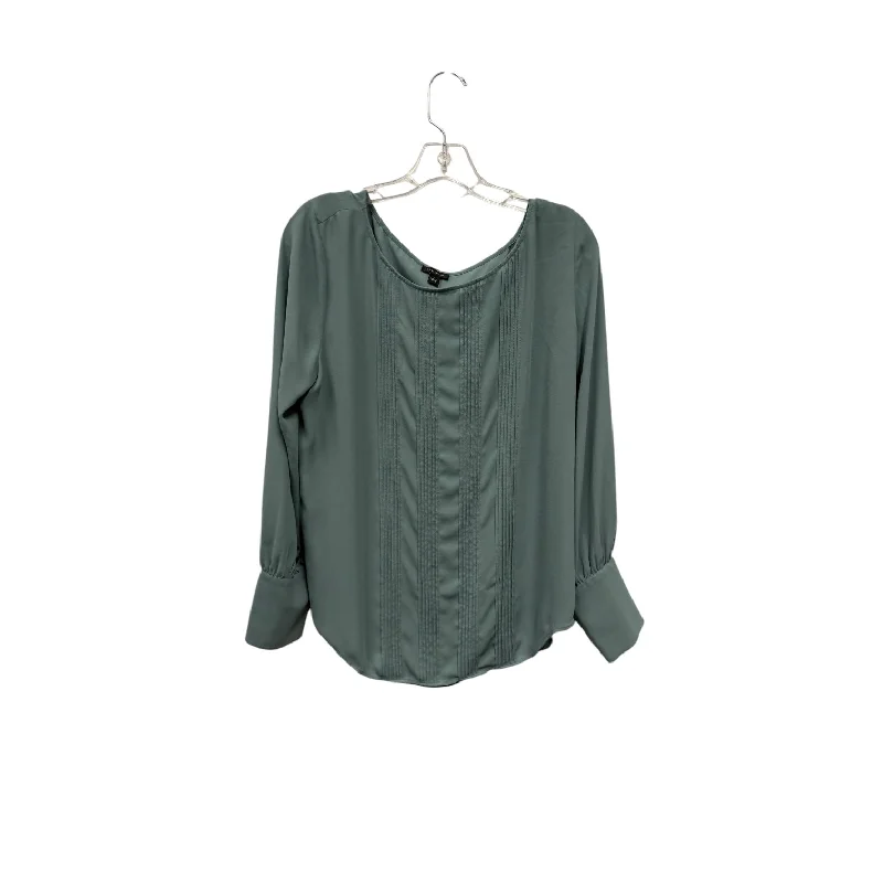 Modern Coats Top Ls By Ann Taylor In Blue, Size:L