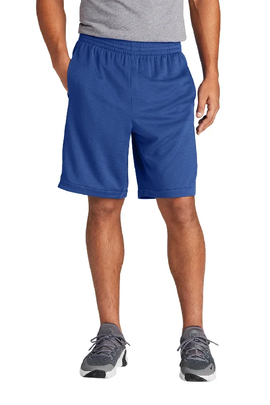 Sport-Tek Mens Position PosiCharge Shorts w/ Pockets - True Royal Blue