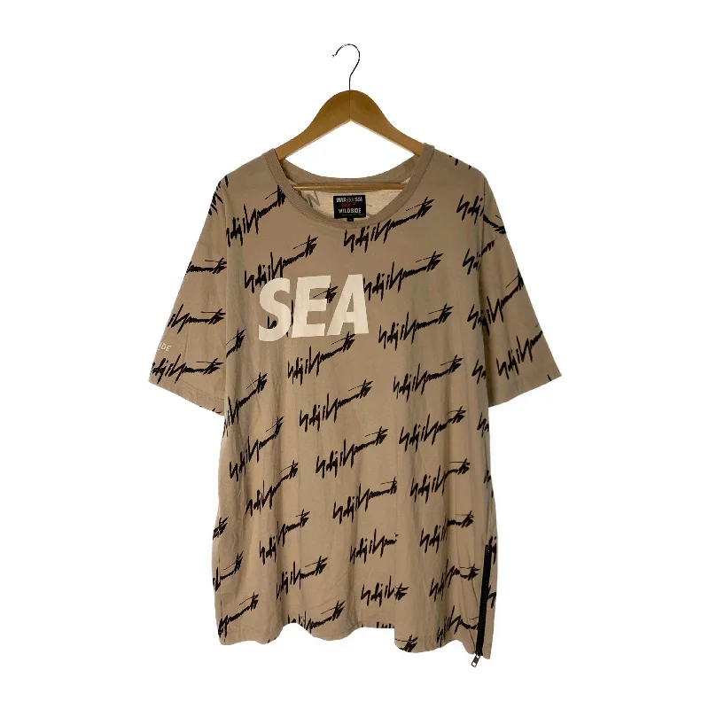Comfortable Sneakers WIND AND SEA/T-Shirt/5/CRM/Cotton/