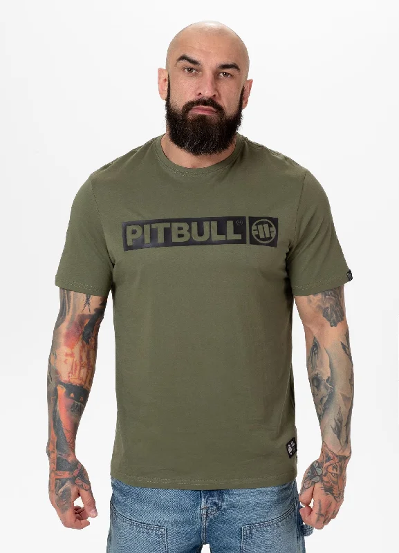 Dress Shoes Men's T-Shirt HILLTOP - Olive
