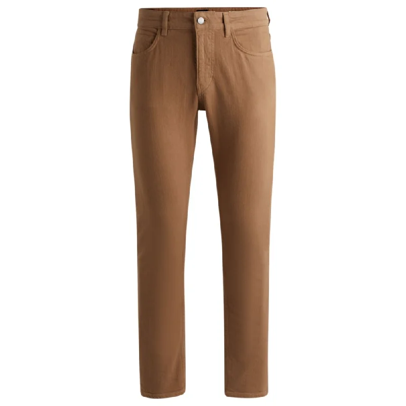 Preppy Pants Slim-fit jeans in black mechanical-stretch denim