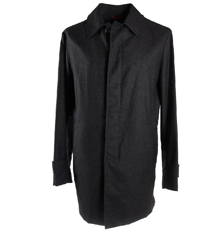 Isaia Lightweight Cashmere Overcoat