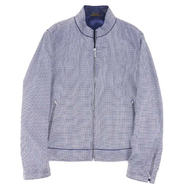 Zilli Lightweight Silk and Wool Bomber Jacket