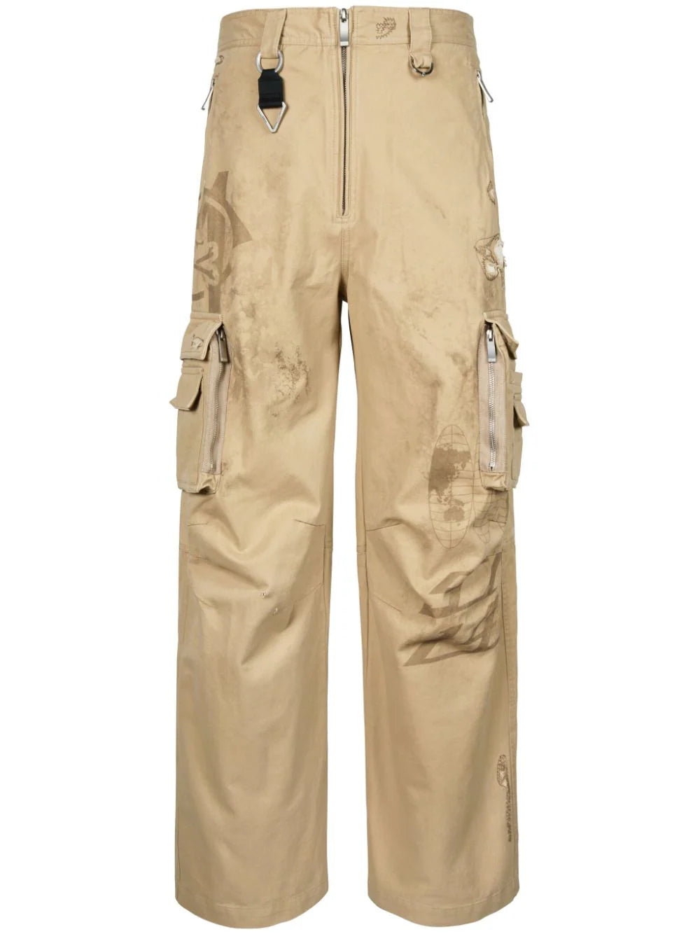 X C2h4 Logo Print Trousers