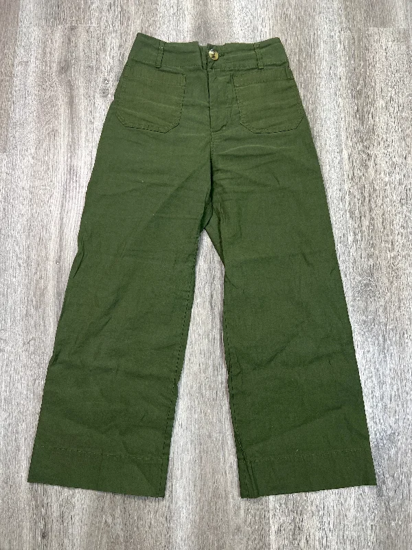 Pants Wide Leg By Maeve In Green, Size: 2