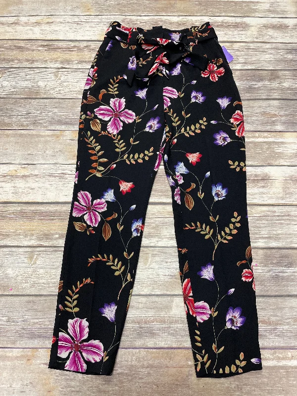 Denim Jackets Floral Print Pants Dress Express, Size 2
