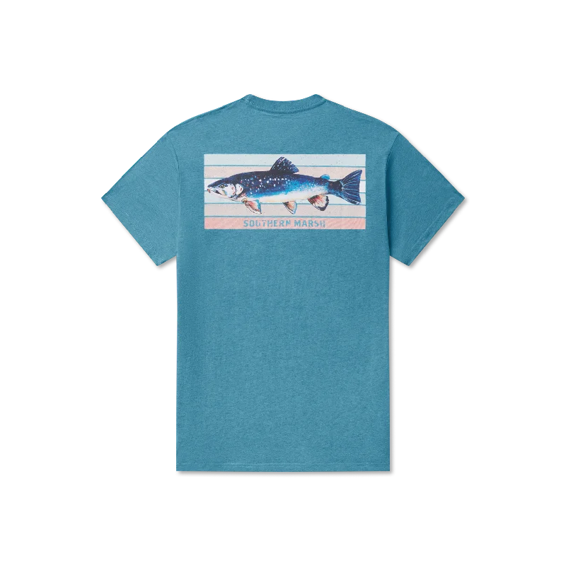 Fishing Lines Tee - Brook Trout