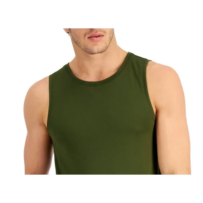 Id Ideology Men's Birdseye Training Tank Green Size X-Large