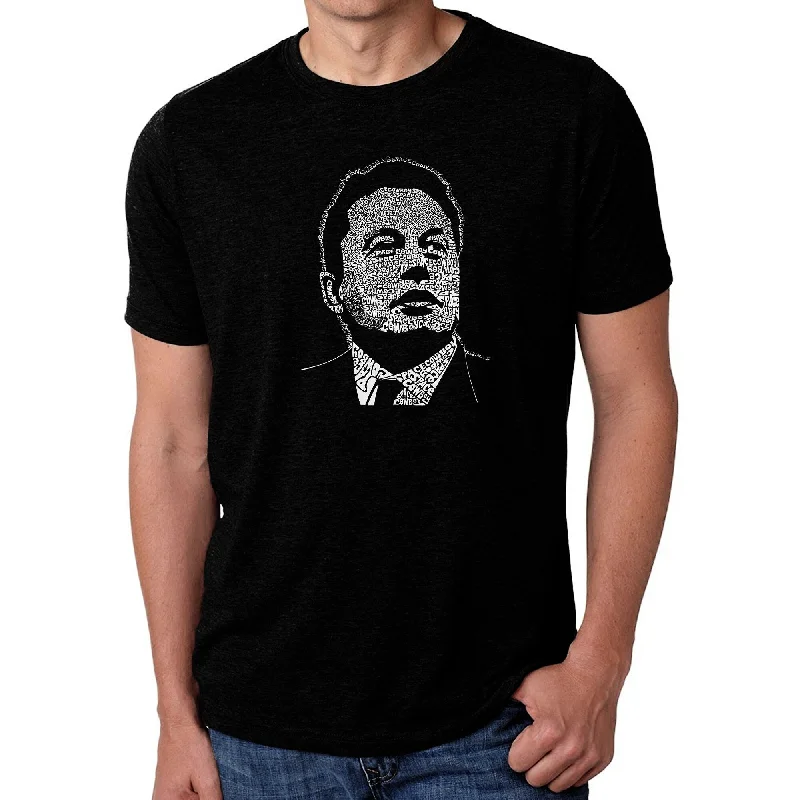 LA Pop Art Men's Premium Blend Word Art T-shirt - Elon Musk