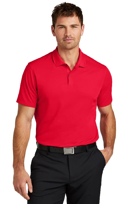 Nike Mens Victory Dri-Fit Moisture Wicking Short Sleeve Polo Shirt - University Red