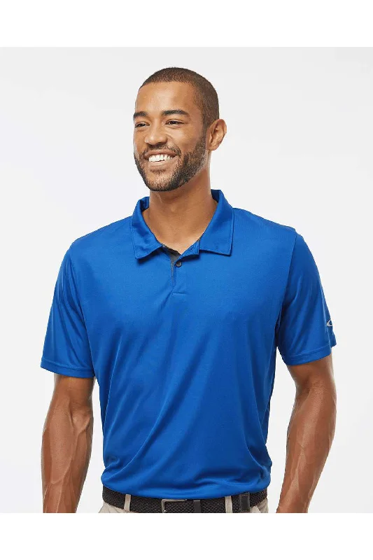 Oakley Mens Team Issue Hydrolix Short Sleeve Polo Shirt - Team Royal Blue