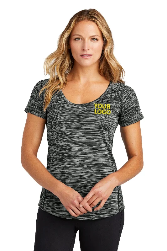 OGIO ENDURANCE Ladies Verge Custom Scoop Neck Tees, Blacktop