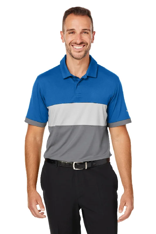 Puma Mens Cloudspun Highway Moisture Wicking Short Sleeve Polo Shirt - Bright Cobalt Blue