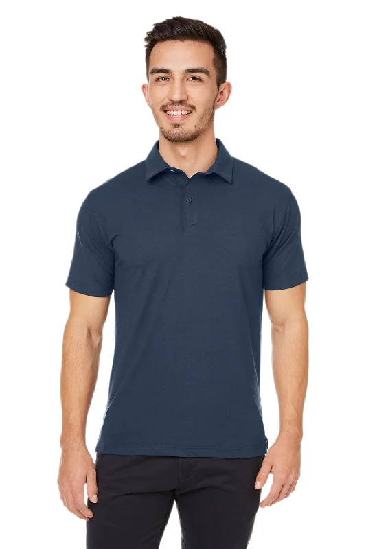 Spyder Mens Spyre Short UPF 40+ Sleeve Polo Shirt - Frontier Blue Frost