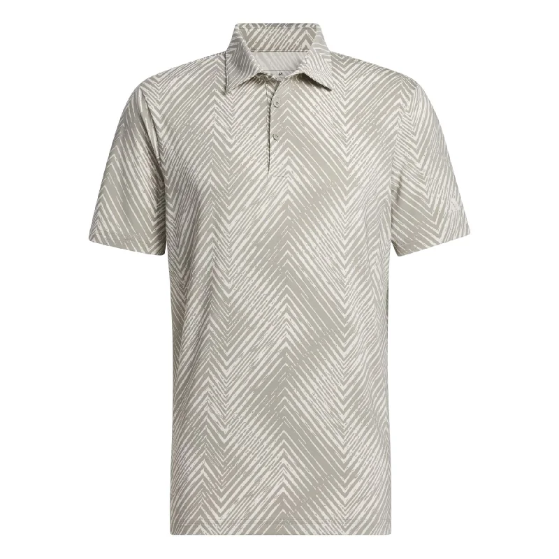 Ultimate365 Allover Print Polo Silver Pebble - SS24