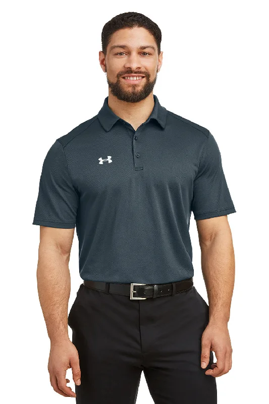 Under Armour Mens Tech Moisture Wicking Short Sleeve Polo Shirt - Stealth Grey - Closeout