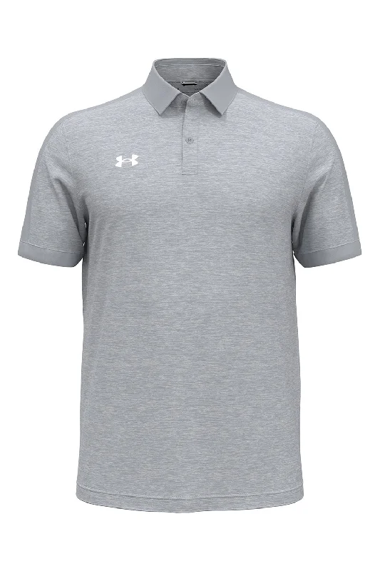 Under Armour Mens Trophy Level Moisture Wicking Short Sleeve Polo Shirt - Mod Grey