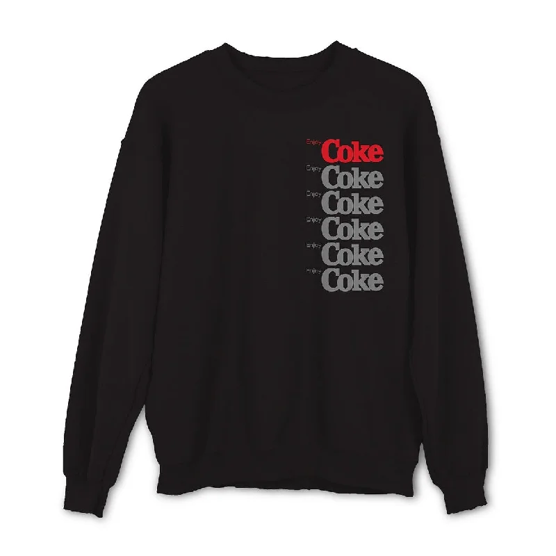 Coke Men's Graphic Sweatshirt Black Size Small