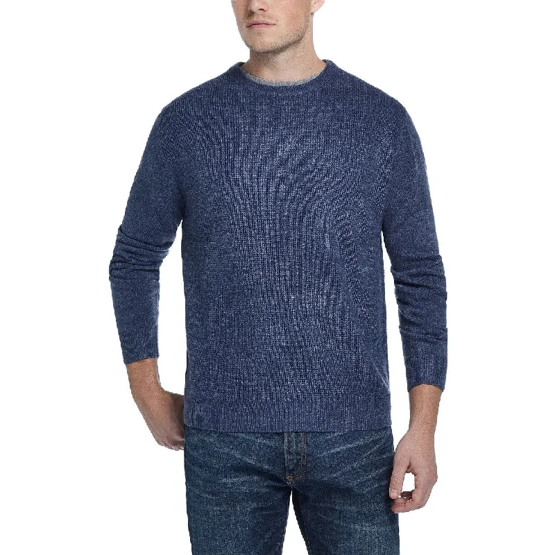 Weatherproof Vintage Men's Waffle Knit Sweater Blue Size 3X